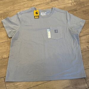 NWT women’s Carhartt shirt blue size XL
